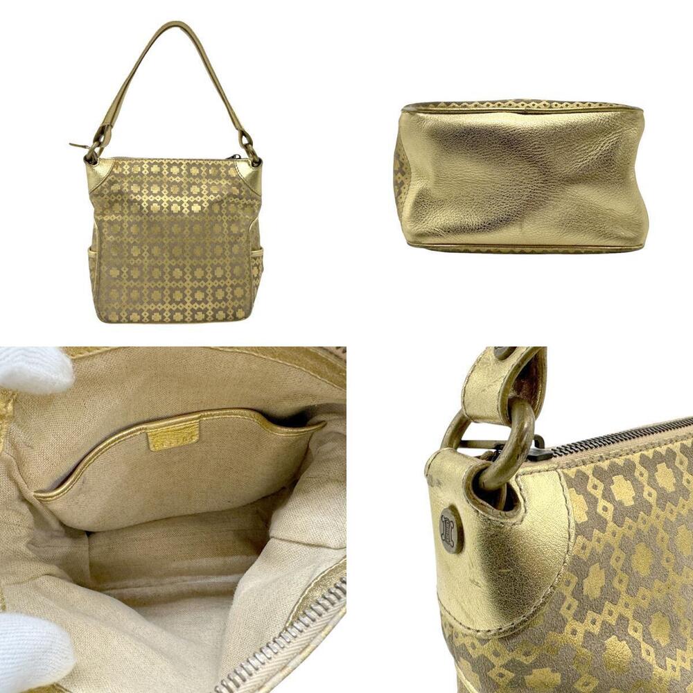 Celine handbag gold leather - Picture 3 of 4